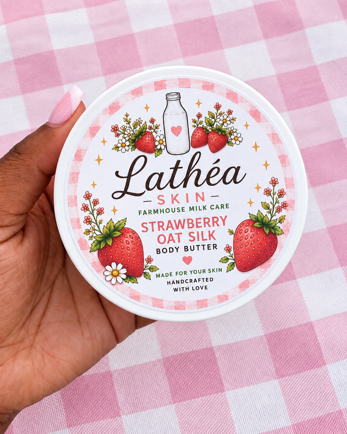Strawberry Oat Silk Body Butter